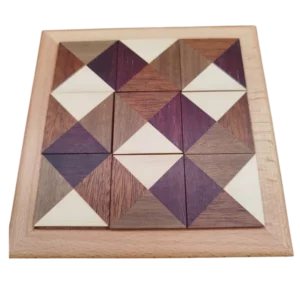 Puzzle en bois – Jeu des 9 carrés