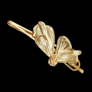 Barrette cheveux dorée