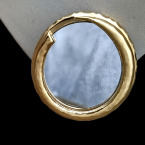 Miroir doré de sac à main